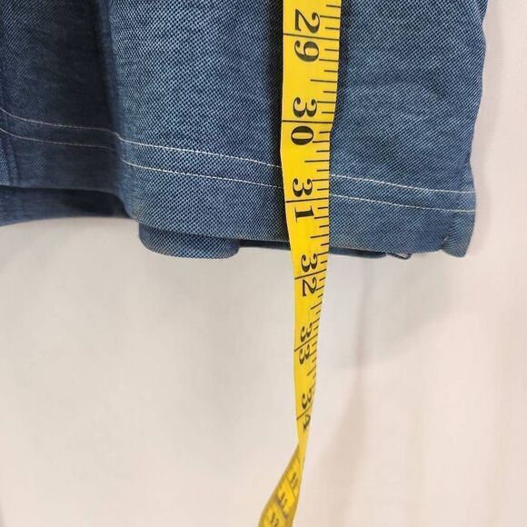 Travis Mathew Polo Golf Shirt Blue Men's Size XL Pima Cotton Blend - Picture 3 of 9